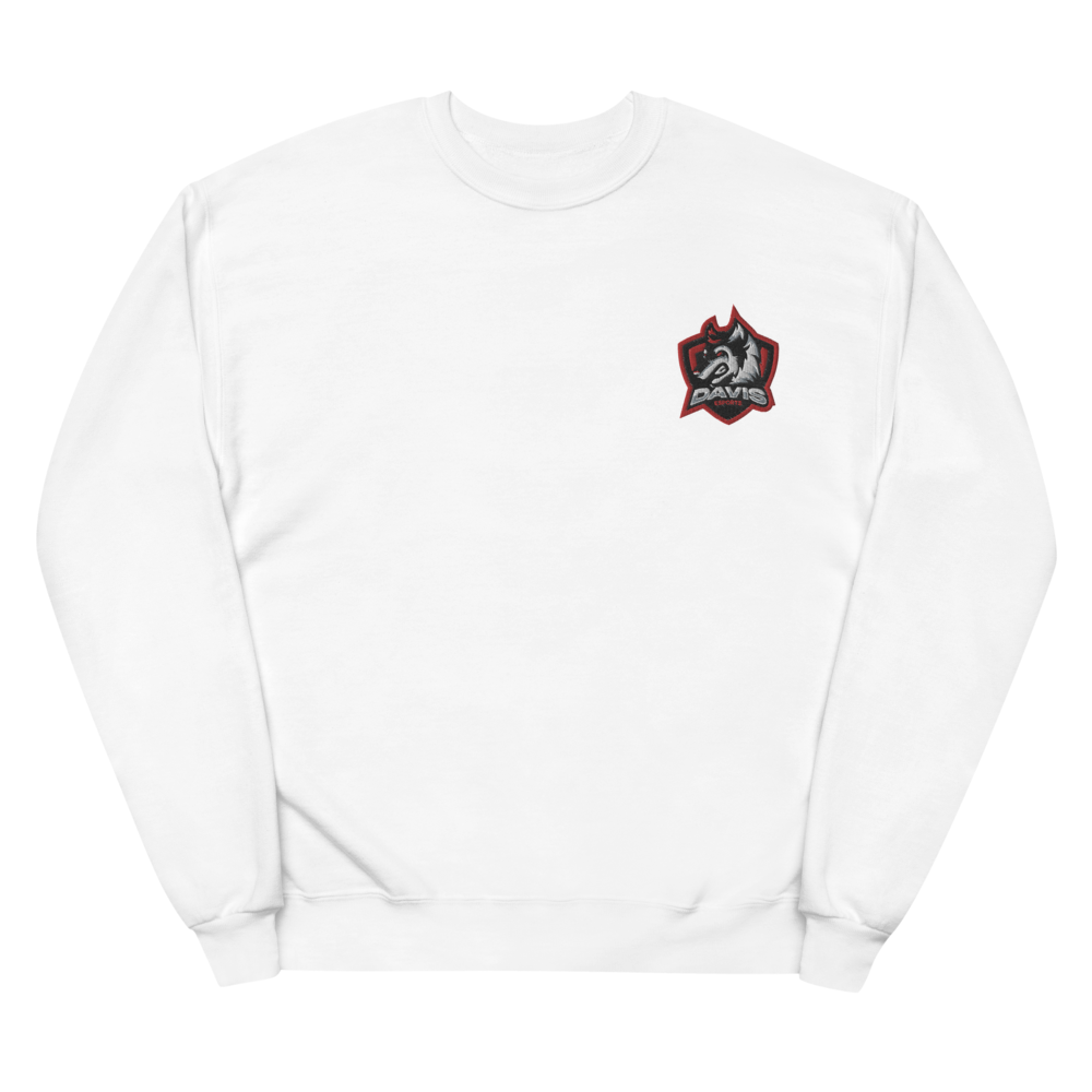 Davis Public Schools | On Demand | Embroidered Unisex fleece sweatshirt