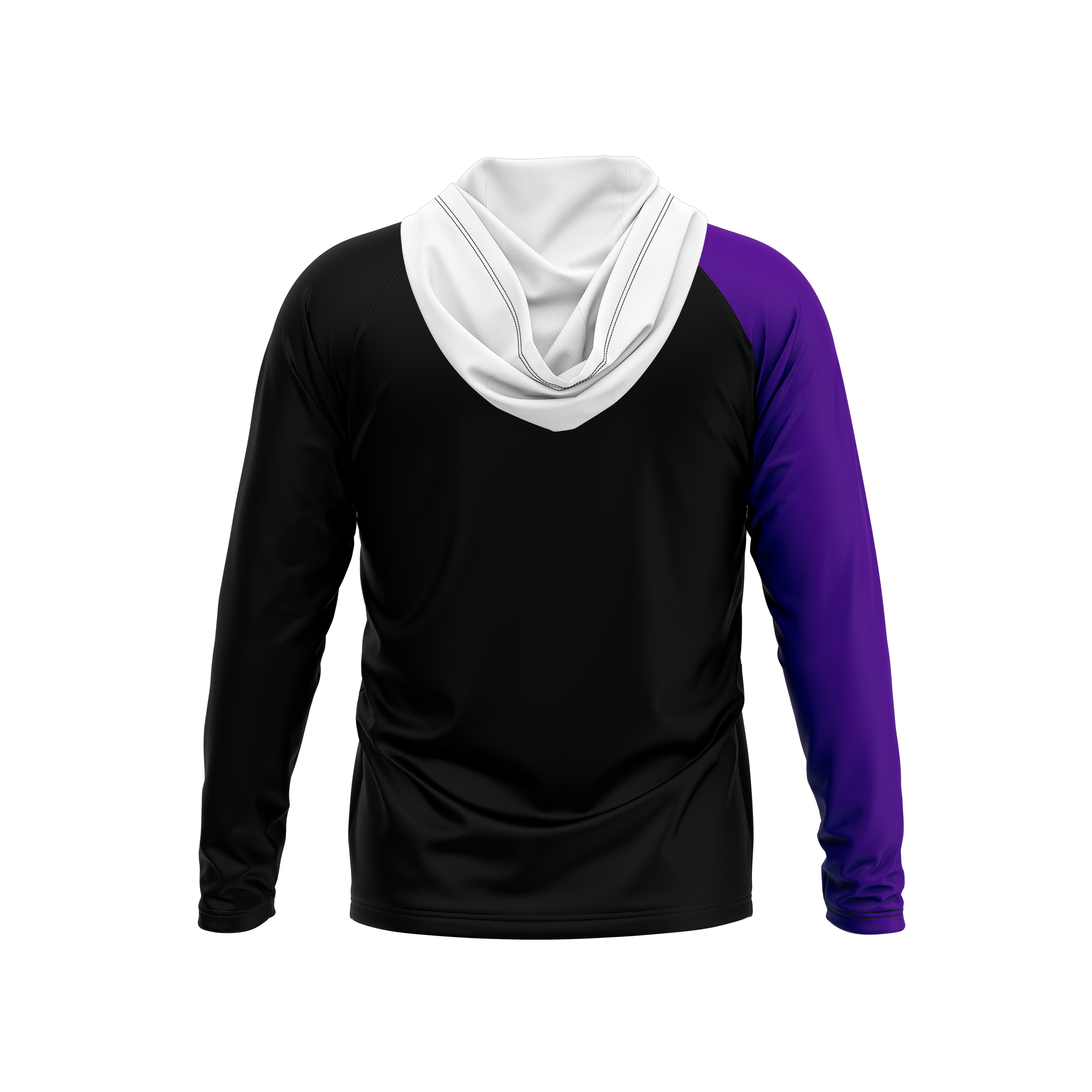 Phantom Series | Raglan Long Sleeve Hooded T-Shirt Team Design - Netz