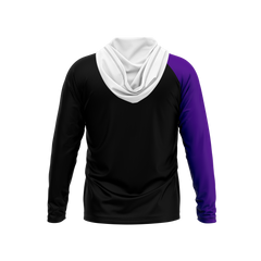 Phantom Series | Raglan Long Sleeve Hooded T-Shirt Design Transfer - Netz