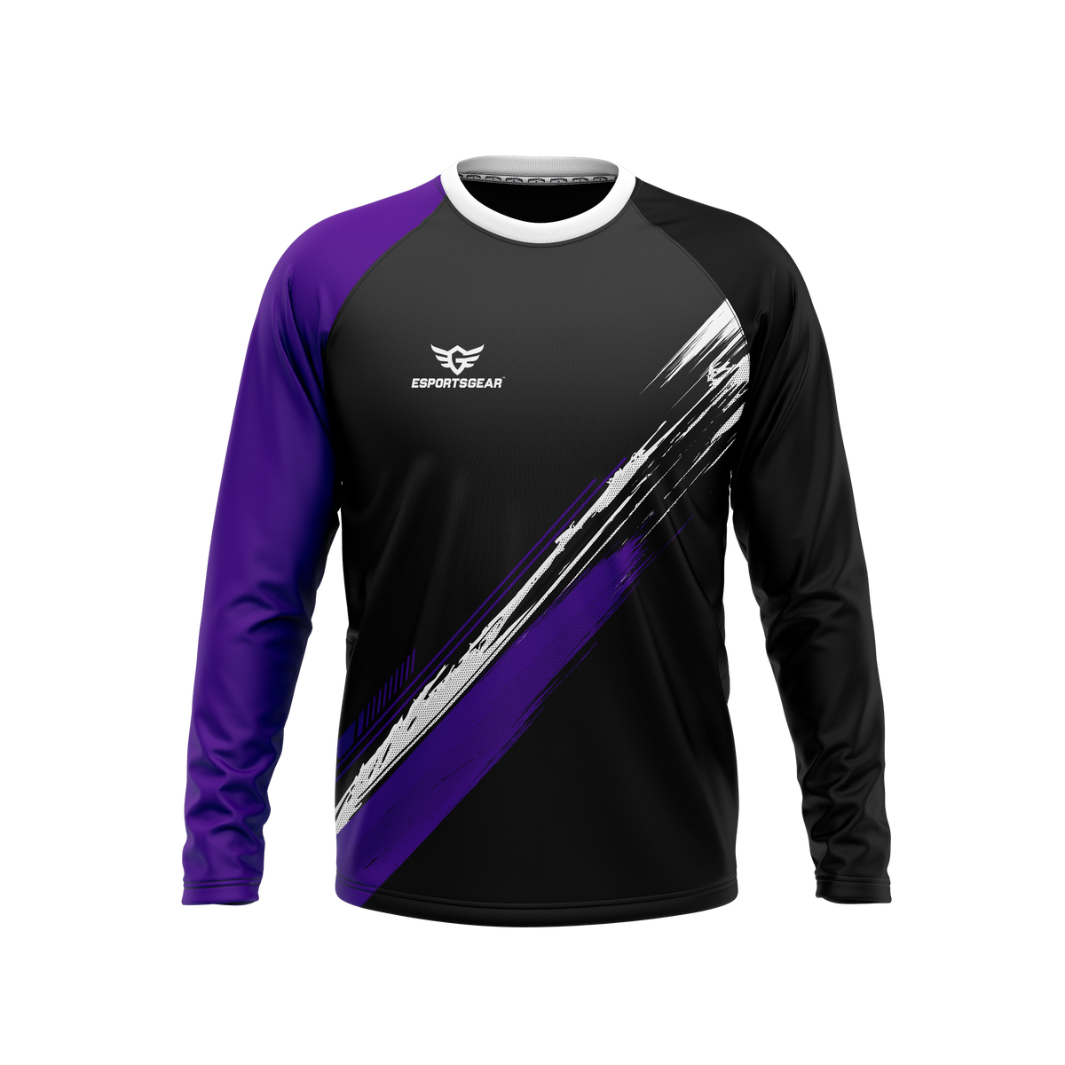 EsportsGear Mock | Sublimated | Raglan Long Sleeve T-Shirt