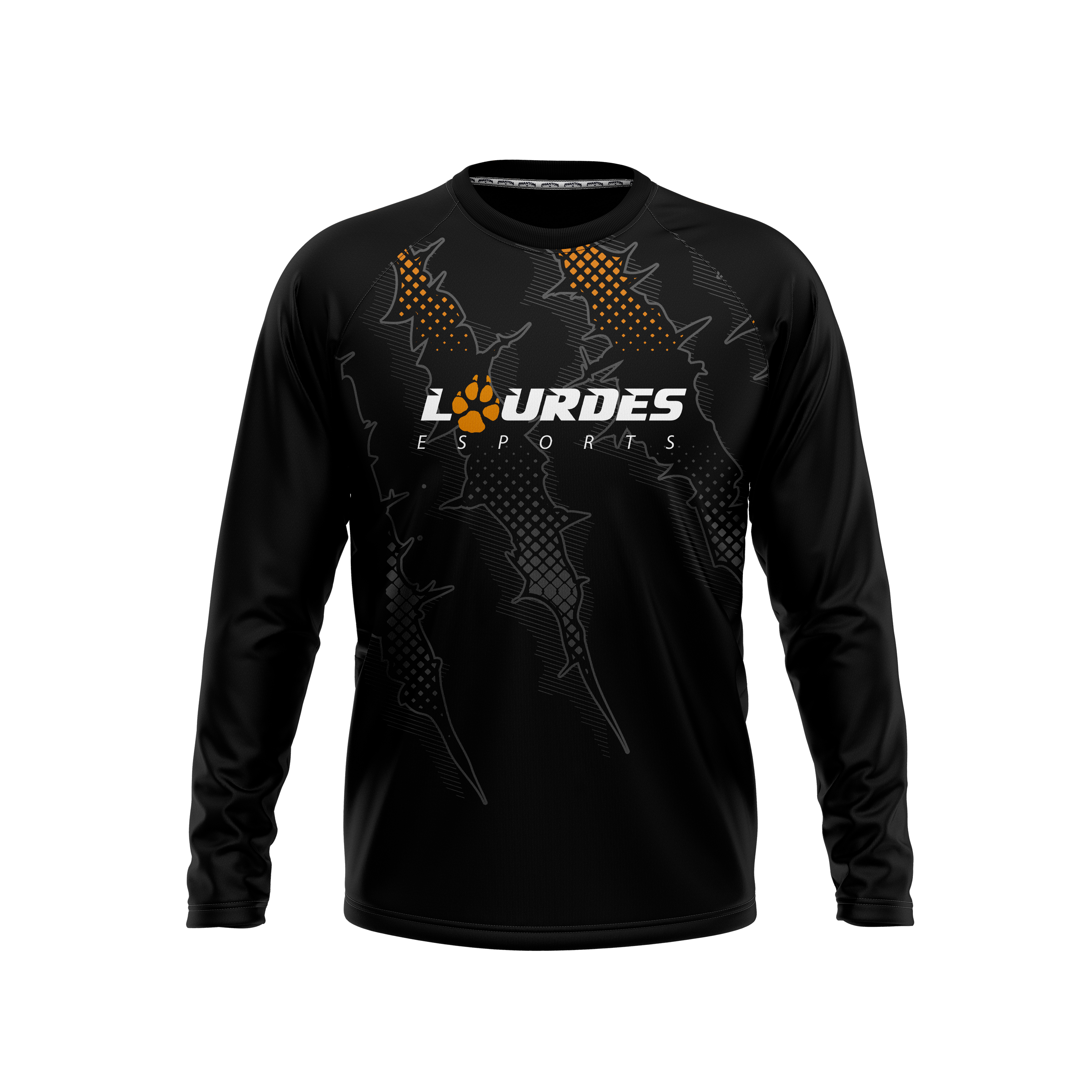 Lourdes University | Phantom Series | Raglan Long Sleeve T-Shirt
