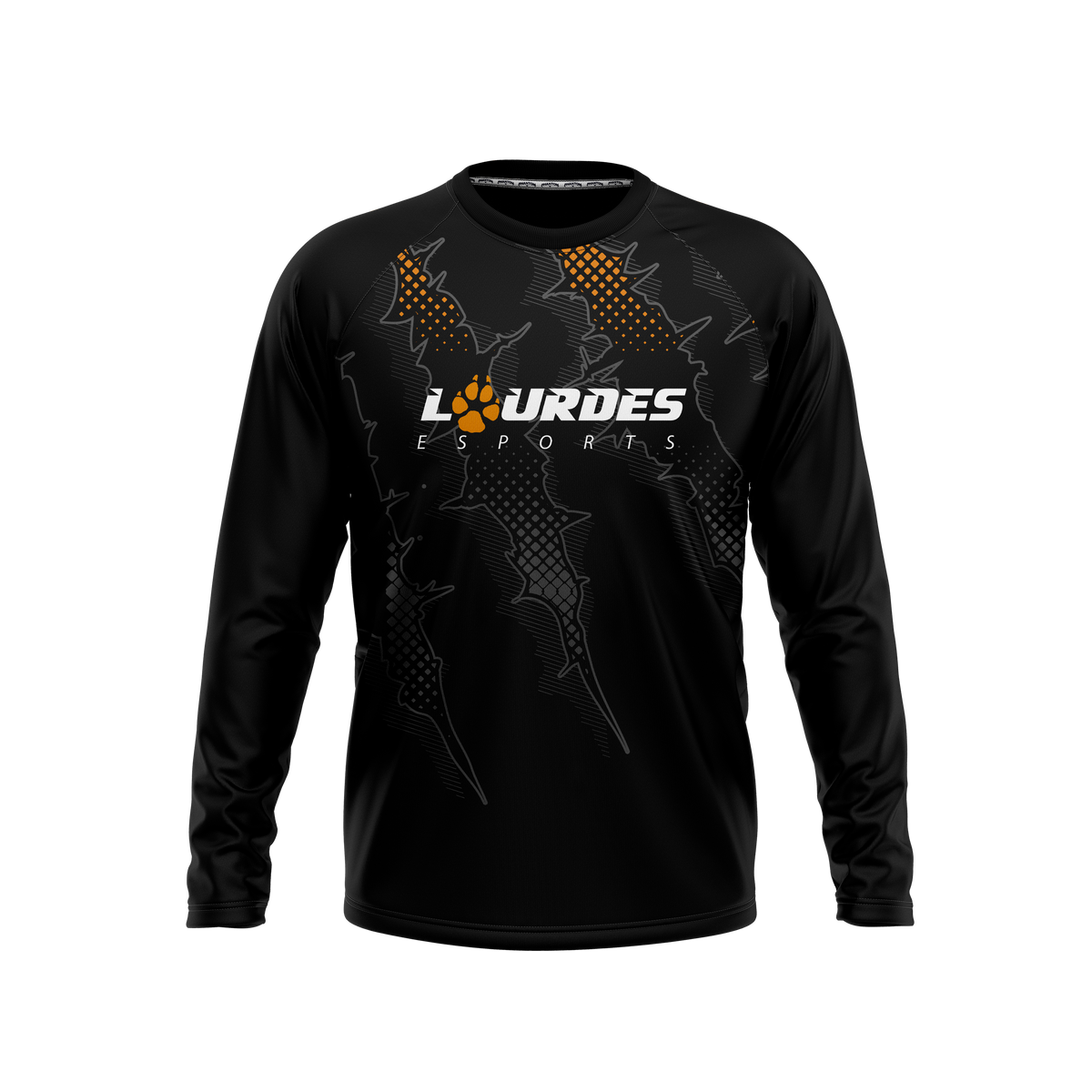 Lourdes University | Phantom Series | Raglan Long Sleeve T-Shirt