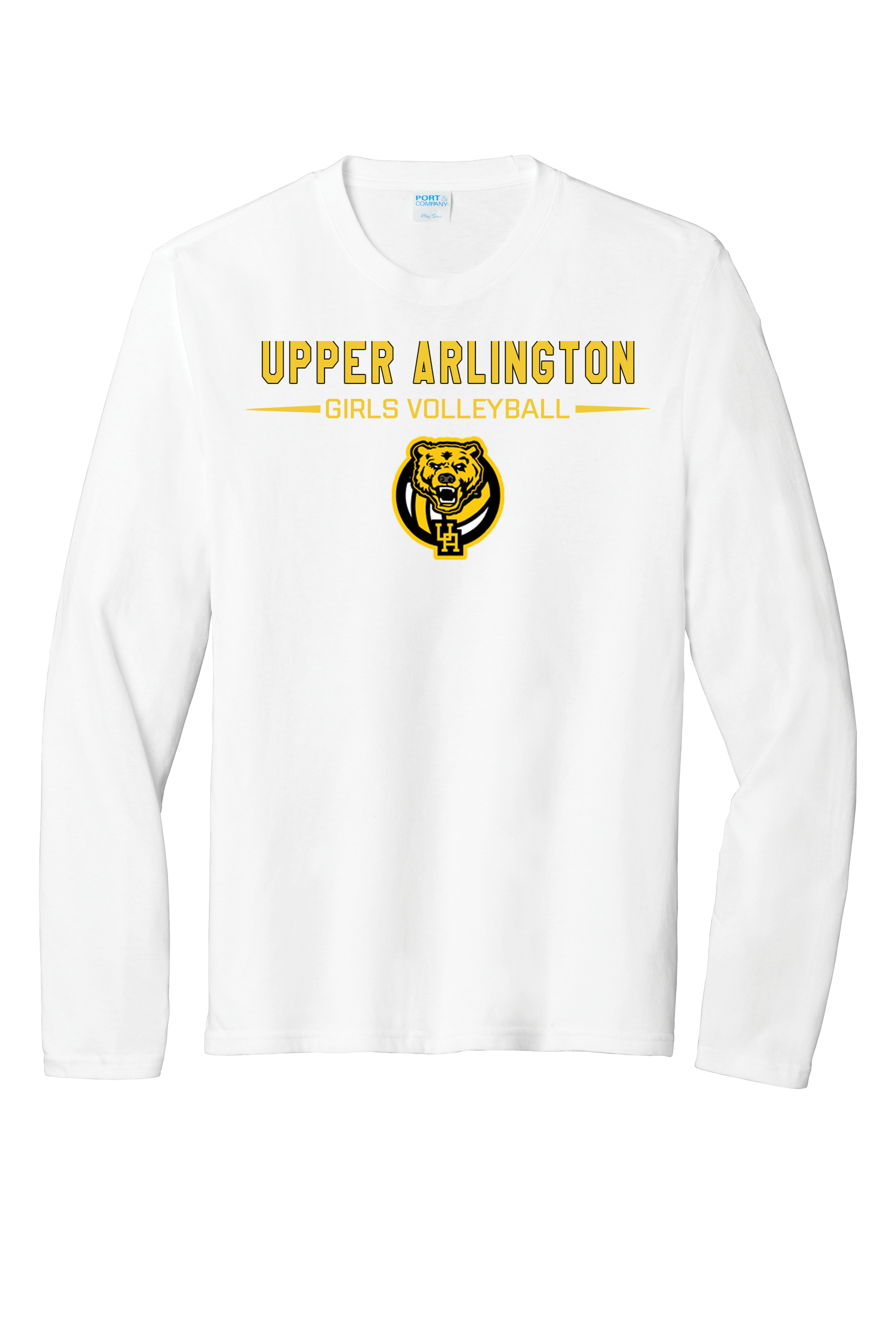 Upper Arlington Volleyball | Street Series | [DTF] Unisex Long Sleeve T-Shirt White #UAV001