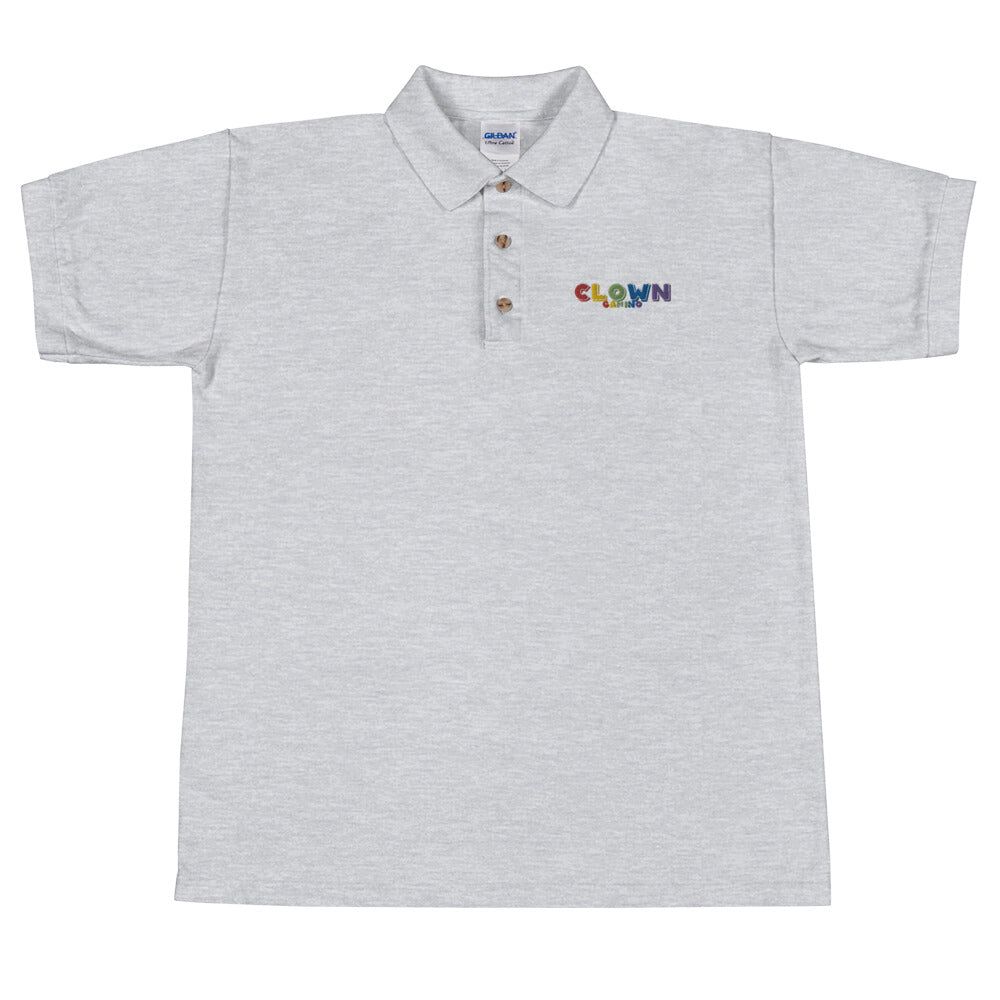 Clown Gaming | On Demand | Embroidered Polo Shirt