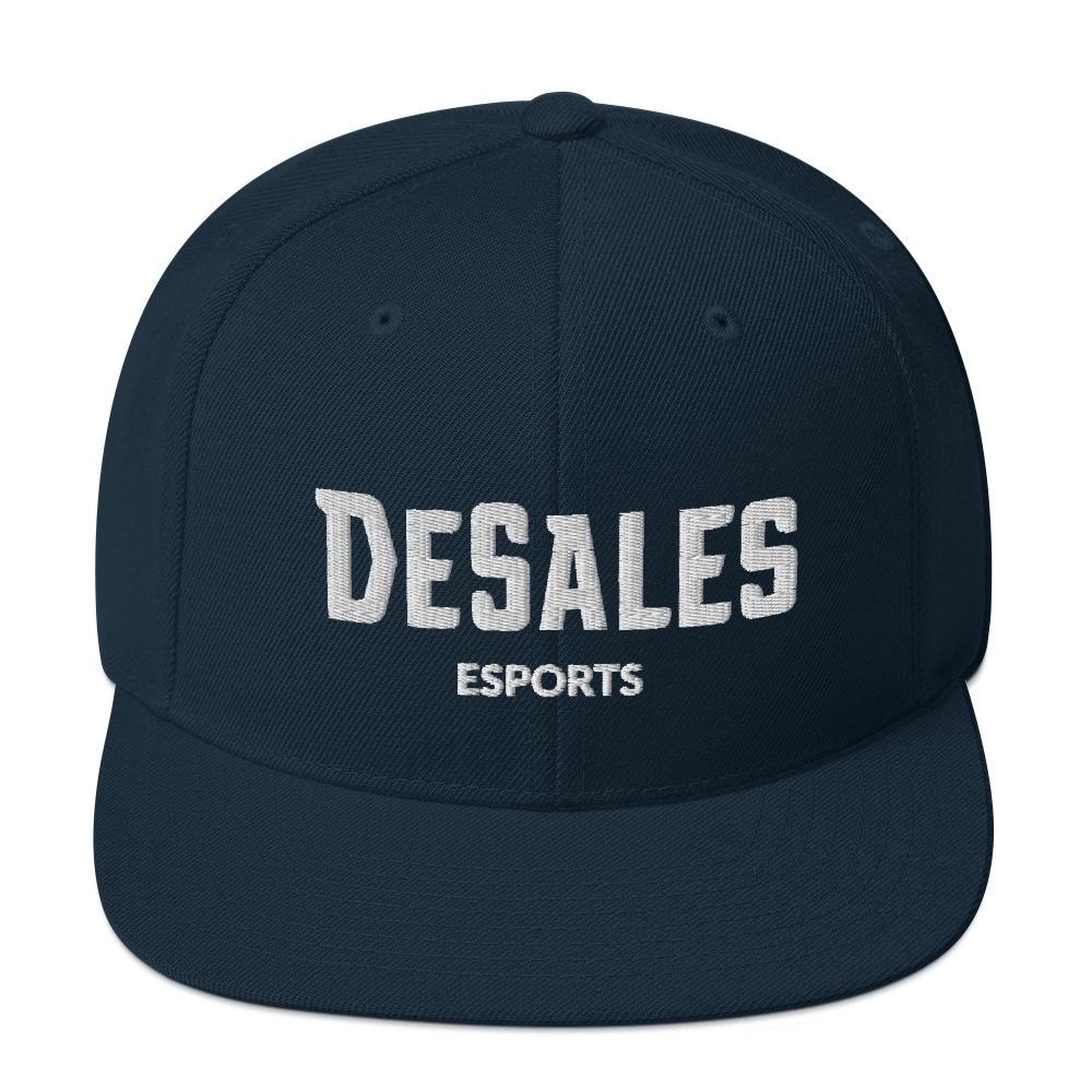 Desales Esports | Street Gear | Embroidered Snapback Hat