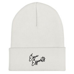 ERAU Esports | On Demand | Embroidered White Cuffed Beanie