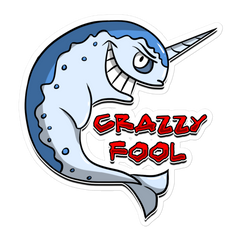 Crazzyfool | On Demand | Bubble-free Sticker