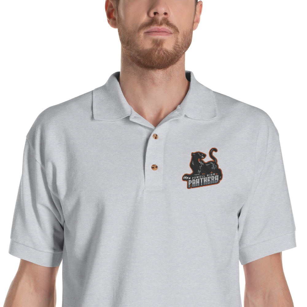 Powell High Panthers | Street Gear | Embroidered Polo Shirt