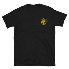 Esports at WMU | On Demand | Embroidered Short-Sleeve Unisex T-Shirt Black & Gold