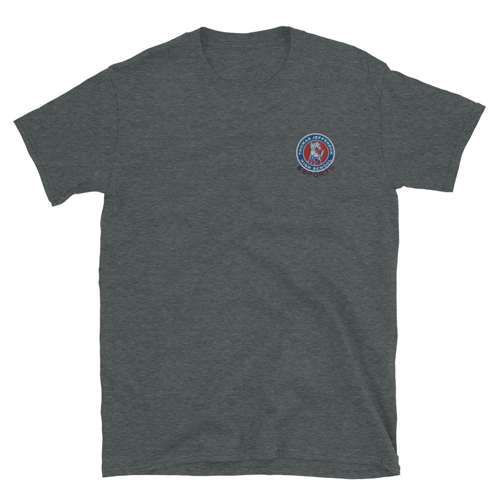 Thomas Jefferson High School | On Demand | Embroidered Short-Sleeve Unisex T-Shirt