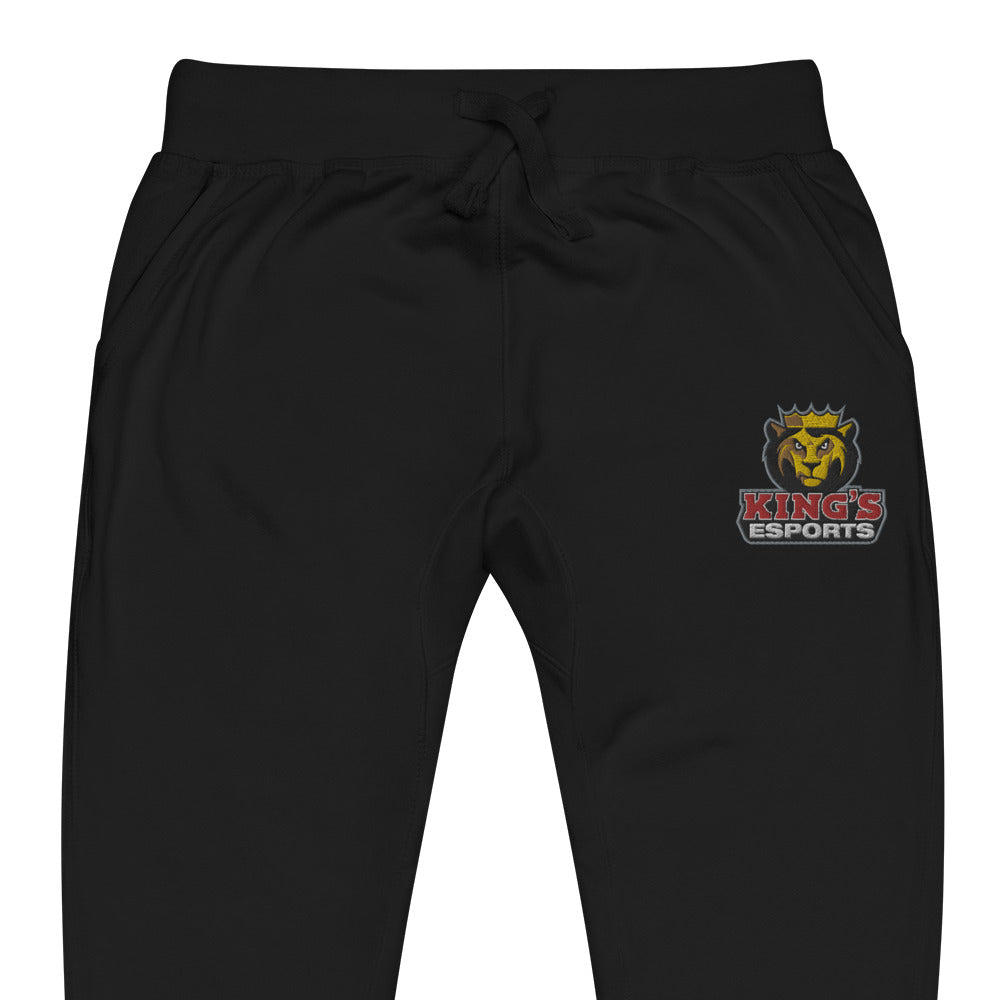King's Esports | On Demand | Embroidered Unisex Fleece Sweatpants