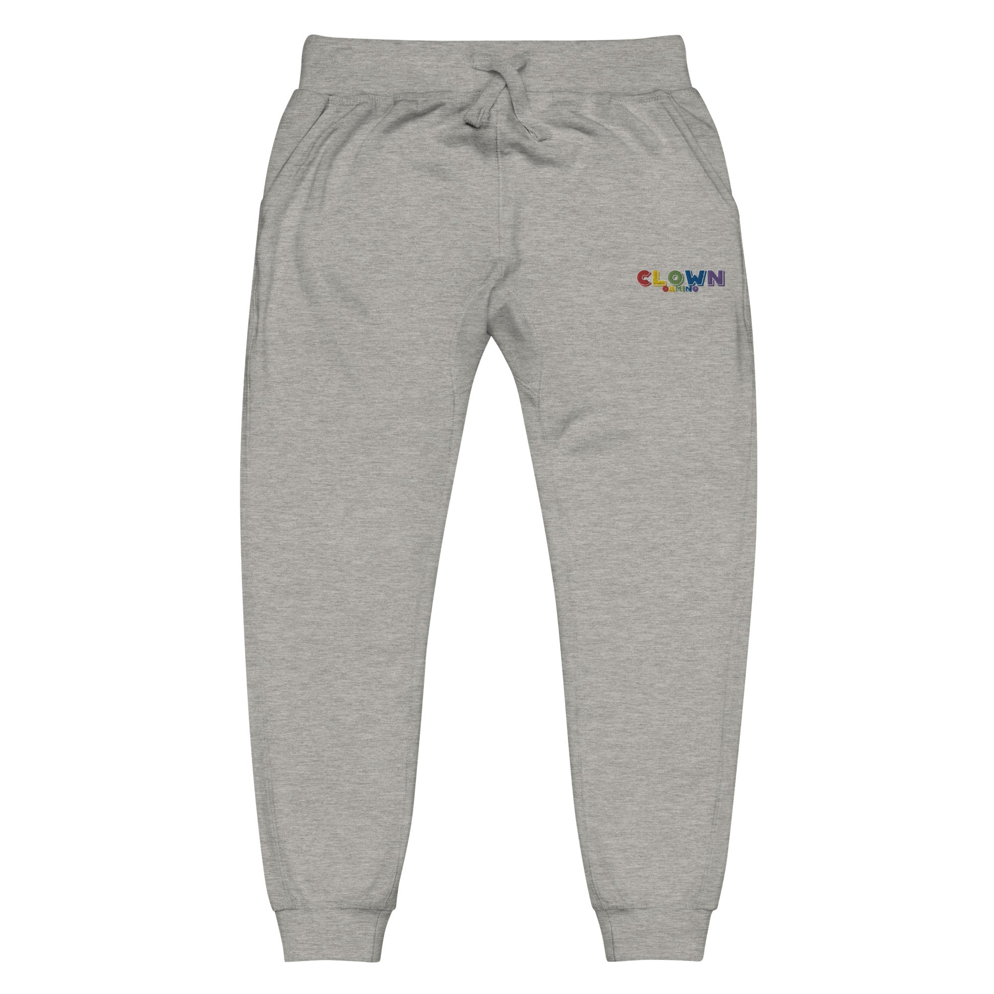 Clown Gaming | On Demand | Embroidered Unisex Fleece Sweatpants