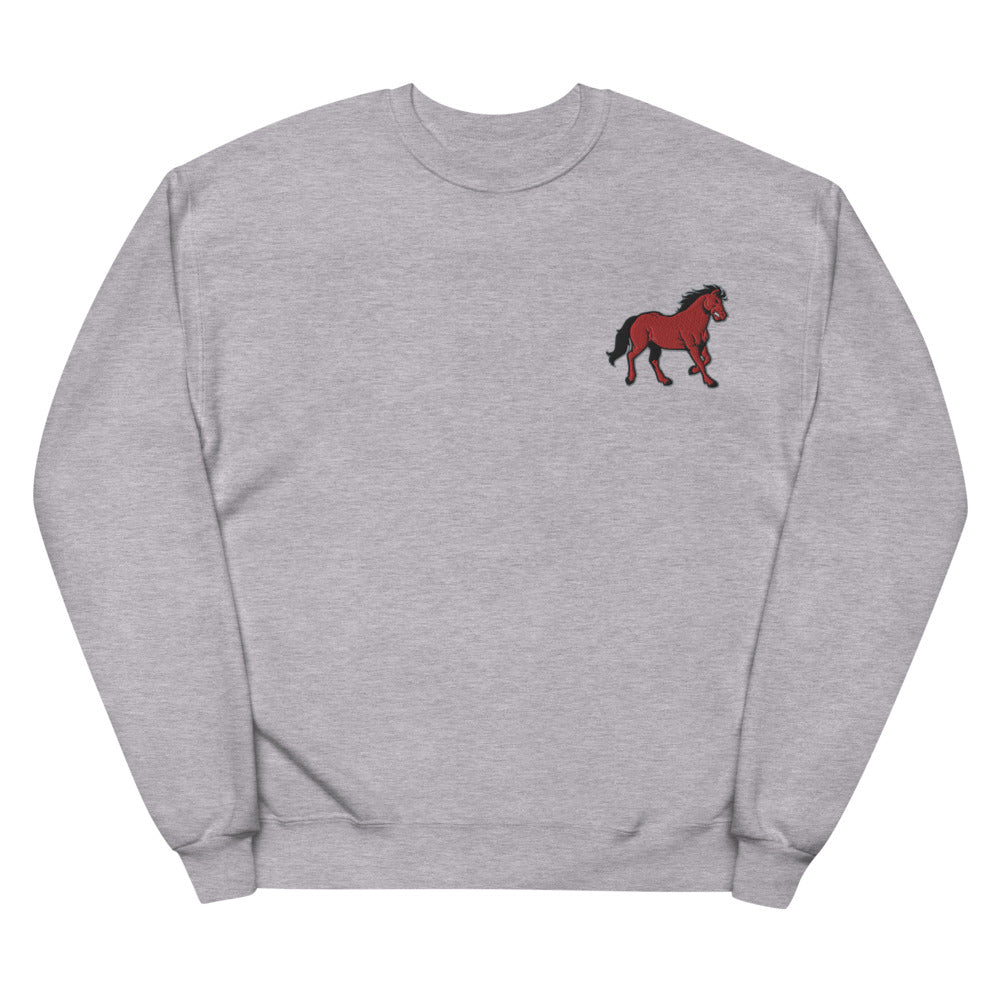 Enid Public Schools [Longfellow] | On Demand | Embroidered Unisex Fleece Sweatshirt