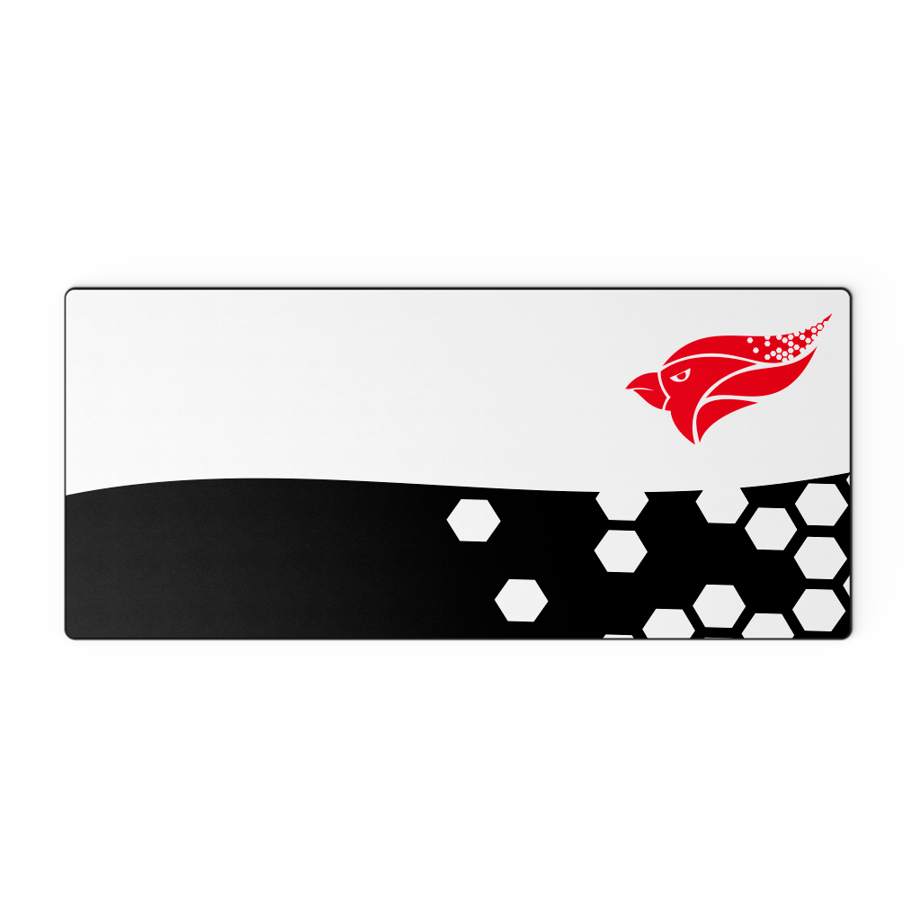 North Central College | Immortal Series | Stitched Edge XL Mousepad White